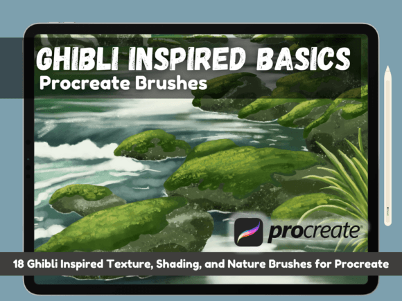 Download Ghibli-Inspired Basics Procreate Brushes - Procreate brushes Collection