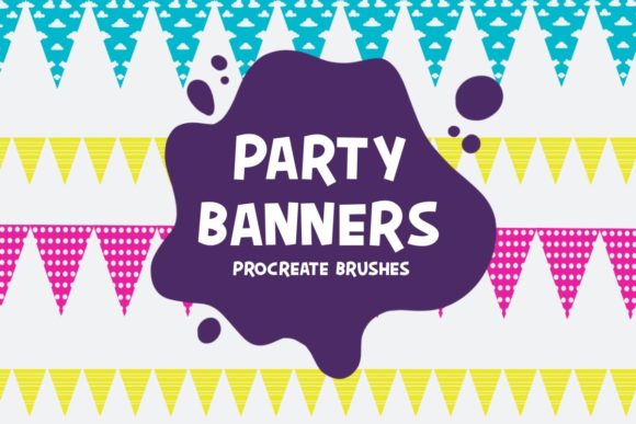 Download Party Banners Procreate Brushes - Procreate brushes Collection