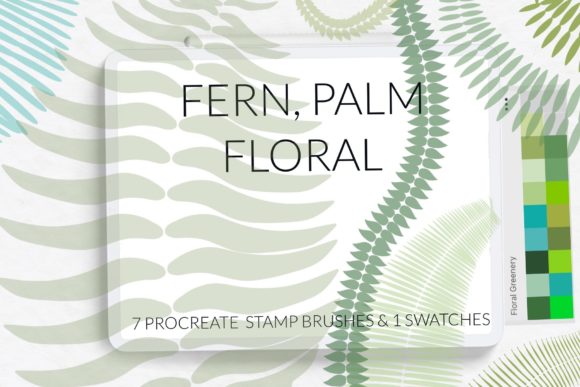 Download Fern Palm Procreate Brushes Exotic Jungl - Procreate brushes Collection