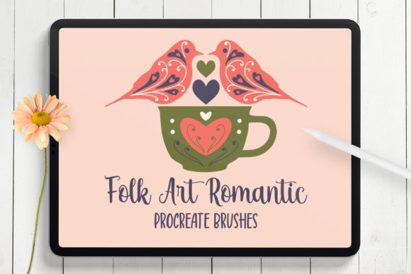 Download Folk Art Romantic Procreate Brushes - Procreate brushes Collection