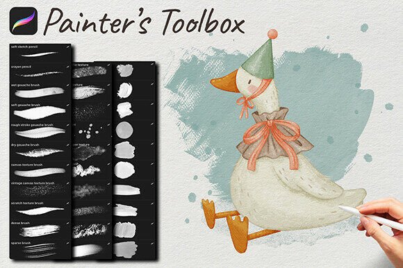 Download Painter’s Toolbox- Procreate Brushes - Procreate brushes Collection