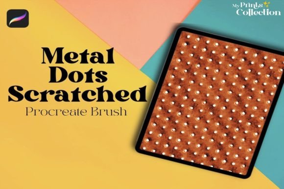 Download Metal Dot Scratched Procreate Brush - Scratch Collection