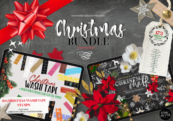 Download Christmas Procreate Brushes Bundle - Procreate brushes Collection