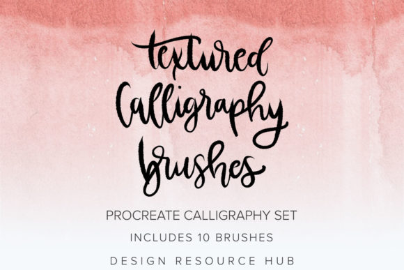 Download Textured Calligraphy Procreate Brushes - Procreate brushes Collection