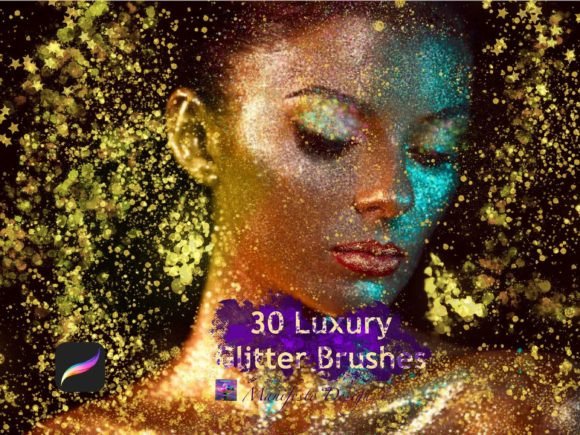 Download 30 Glitter Procreate Brushes - Procreate brushes Collection
