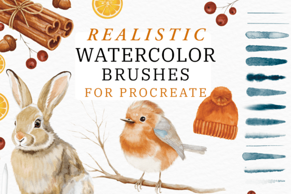 Download Realistic Watercolor Procreate Brushes - Procreate brushes Collection