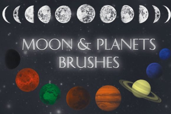 Download Moon Planets Procreate Brushes - Procreate brushes Collection