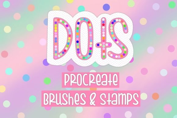 Download Rainbow Dots Procreate Brushes &amp; Stamps - Procreate brushes Collection