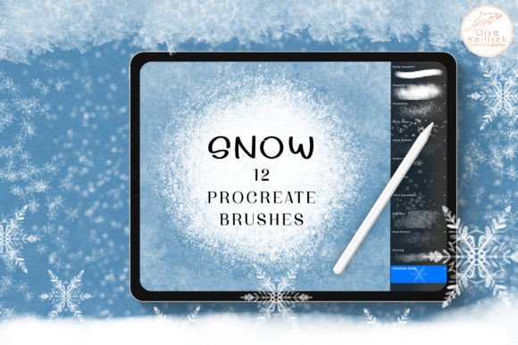 Download Winter Snow and Ice Procreate Brushes - Procreate brushes Collection