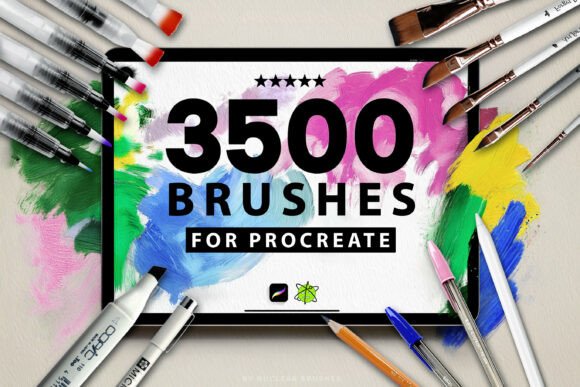 Download 3500 Procreate Brushes Ultimate Pack - Procreate brushes Collection