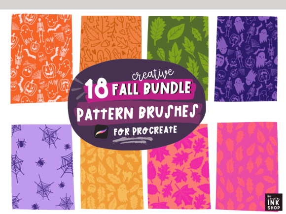 Download Seamless Fall Pattern Procreate Brushes - Procreate brushes Collection