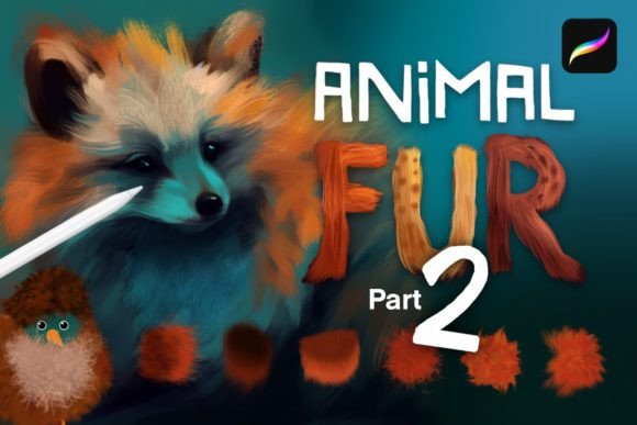 Download Animal Fur 2 -  Procreate Brushes - Procreate brushes Collection
