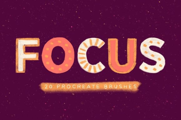 Download Focus Procreate Brushes. Digital Drawing - Procreate brushes Collection