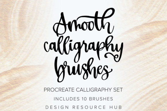 Download Smooth Calligraphy Procreate Brushes - Procreate brushes Collection