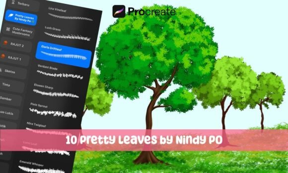 Download Procreate Brushes - Pretty Leaves - Procreate brushes Collection