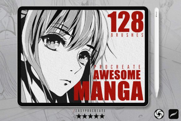 Download Awesome Manga Procreate Brushes - Procreate brushes Collection