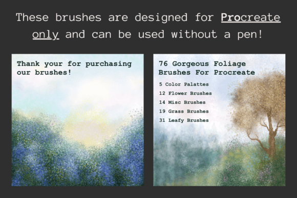Download Watercolor Foliage Procreate Brushes - Procreate brushes Collection