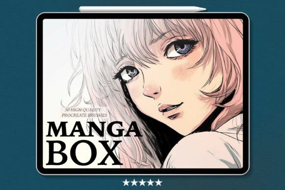 Download 30 Manga Brushes for Procreate - Premium Resources