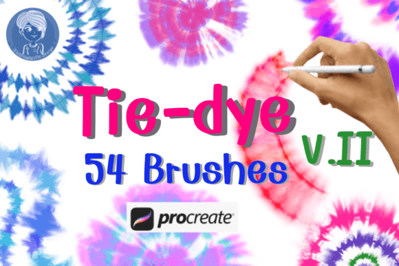 Download Tie Dye Procreate Brushes V.2 - Procreate brushes Collection