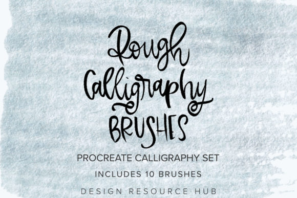 Download Rough Calligraphy Procreate Brushes - Procreate brushes Collection