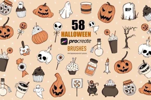 Download Halloween Procreate Brushes - Procreate brushes Collection